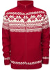 Brandit Strickjacke / Cardigan "Norwegian Cardigan" in Rot
