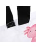 Mr. & Mrs. Panda Tasche Axolotl Niedlich mit Spruch in Weiß