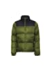 ocy Herren Wattierte Steppjacke in Oliv Schwarz