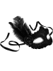 tectake Faschingskleidung, auch Maskeradenverkleidung, in schwarz, Ca. 25 g