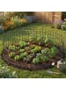 relaxdays 5 x Beeteinfassung in Schwarz - (B)44 x (H)81 cm
