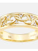 Diamant L'éternel Ring aus 375 Gelbgold mit Diamant