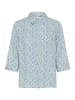 Cream Langarm - Hemd CRTiah Regular fit in Blue Yellow Small Floral