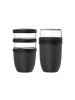 Mepal 2er Set Lunchpot-Set XL Ellipse 900 ml + 1050 ml in Nordic Black