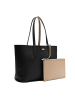 Lacoste Handtasche in Schwarz/Beige