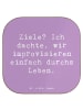 Mr. & Mrs. Panda Untersetzer für Gläser Spruch Lebensziele Impro... in Lavendeltraum