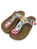 Dogo Lila Zehentrenner Sandalen - Science Wins in Mehrfarbig
