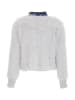 VIRITA Women Strickjacke in Hellblau Denim