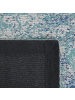 Beliani Kurzflor ALMUS in Blau - (W) 140 x (H) 1 x (L) 200 cm