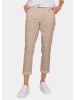 GOLDNER Kurzgröße:  Chino-Hose in sand