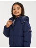 Threadgirls Mantel THB Longline Puffer Jacket Nasma in blau-schwarz