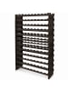 relaxdays Weinregal in Braun - (B)85 x (H)159 x (T)25,5 cm
