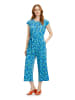 Betty Barclay Jumpsuit mit Eingrifftaschen in Blau/Grün