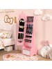 COSTWAY Kinder Schmuckschrank in Rosa