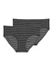 Marc O´Polo Bodywear Hipster Second Skin Jacquard in Grey pinstripe
