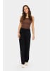 SAINT TROPEZ Casual Hose MilaSZ Gerade Passform in Black