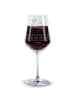 Mr. & Mrs. Panda Rotwein Glas Igel Federschmuck mit Spruch in Transparent