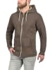 BLEND Kapuzensweatjacke BHHulker in Braun