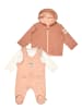 Sterntaler Set Babyjacke und Strampler in red
