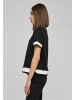Urban Classics Urban Classics Mesh-T-Shirts in blk/wht