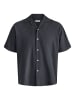 JACK & JONES PLUS Popelin Hemd in Black
