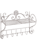 Beliani Badezimmerregal OSORNO in Weiß - (W) 47 x (H) 42 x (L) 18 cm