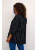 KAFFE curve Bluse langarm KCmille Loose fit in Black Deep