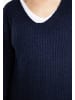 usha WHITE LABEL Damen Strick Pullover in Marine