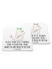 Mr. & Mrs. Panda Coaster Robbe Sherlock mit Spruch in Weiß