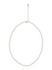 gaya Women Necklace in Rose Gold White