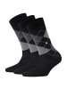 Burlington Socken 3er Pack in Schwarz