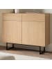 Furn.Design Sideboard Stone Eiche, Kommode 115 x 98 cm, mit Push-to-Open