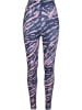 Urban Classics Urban Classics Damen Ladies High Waist Tie Dye Leggings in darkshadow/pink