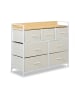 Kommode in Beige/ Weiß - (B)100 x (H)85 x (T)30,5 cm