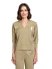 Betty Barclay Sweatshirt mit V-Ausschnitt in Soft Olive