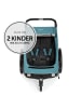 Hauck 2in1 Fahrradanhänger Dryk Duo für 2 in blue