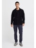 INDICODE Fleecejacke 55648MM Schlichte Basic Fleecejacke mit Stehkragen in Schwarz