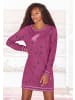 VIVANCE DREAMS Sleepshirt in bordeaux-gemustert