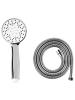 Beliani Wannenarmaturen MACAY in Silber - (W) 9 x (H) 23 x (L) 4 cm