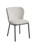 Beliani 2er-Set Esszimmerstuhl ARTESIA in Beige/Schwarz