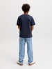 JACK & JONES Junior T-Shirt Jjedenver Logo Tee Biobaumwolle in Dunkelblau