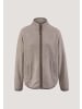 Hessnatur Fleece Jacke in mandelbraun