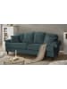 Furn.Design Sofa blaugrün Landhaus, Couch 3,5-Sitzer 230 cm