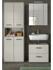 Inn.Furn Badmöbel-Set Kaschmir 3-teilig 135 cm, Komplettset mit XL Hochschrank