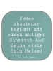 Mr. & Mrs. Panda Tassenuntersetzer Spruch Alleine Reisen Unterne... in Meeresbrise