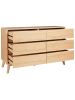 Beliani Kommode SARDIS in Braun - (W) 120 x (H) 75 x (L) 40 cm