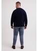 CASH-MERE.CH Rundhals Pullover in Marine Blau