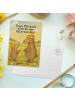 Mr. & Mrs. Panda Postkarte Bären mit Hut Design mit Spruch in Weiß