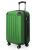 Hauptstadtkoffer Spree - Koffer Flugzeug Trolley Handgepäck Hartschale TSA 42L in Grün