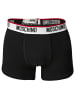 Moschino Boxershort 2er Pack in Schwarz/Weiß